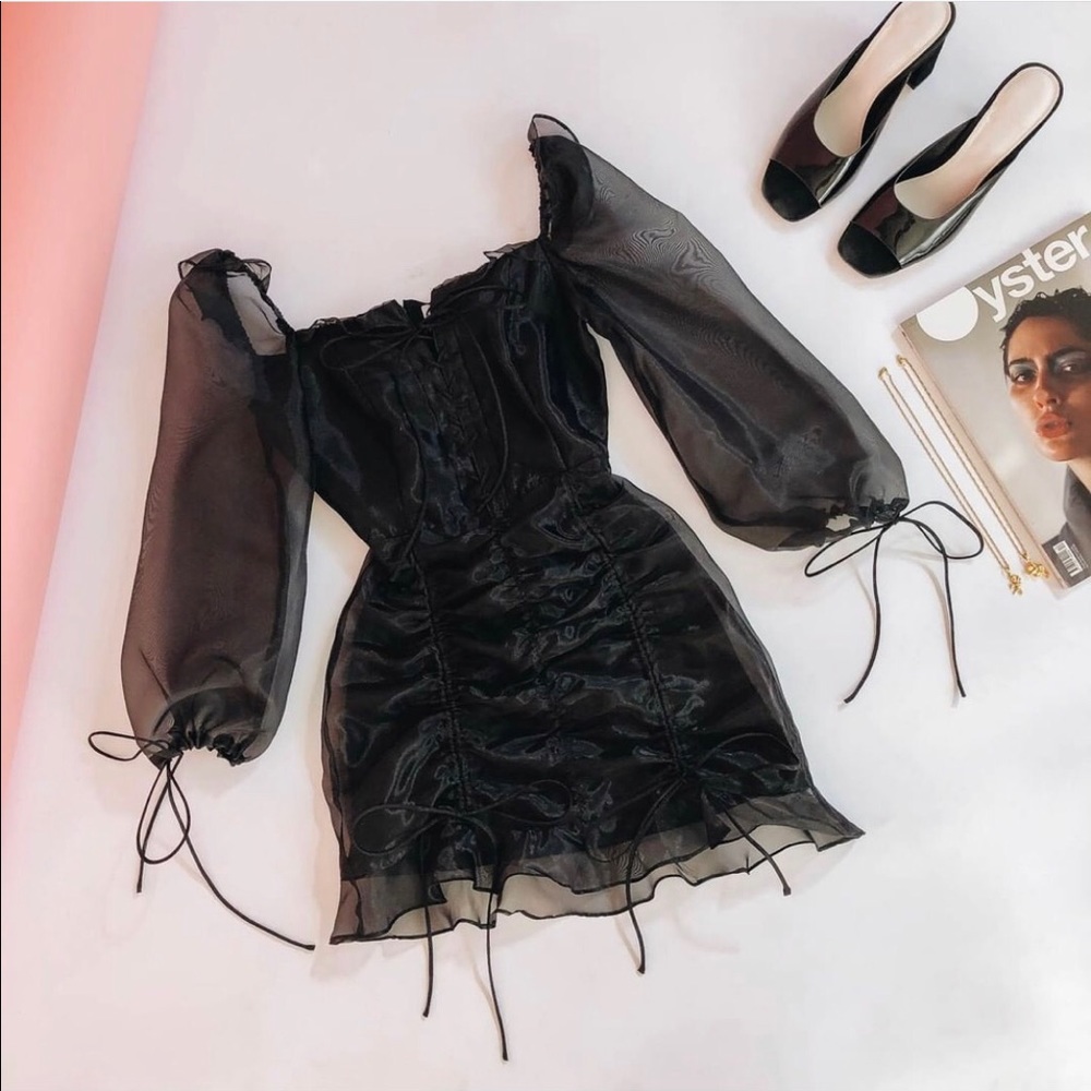 Lucia Organza Mini Dress - Verge Girl